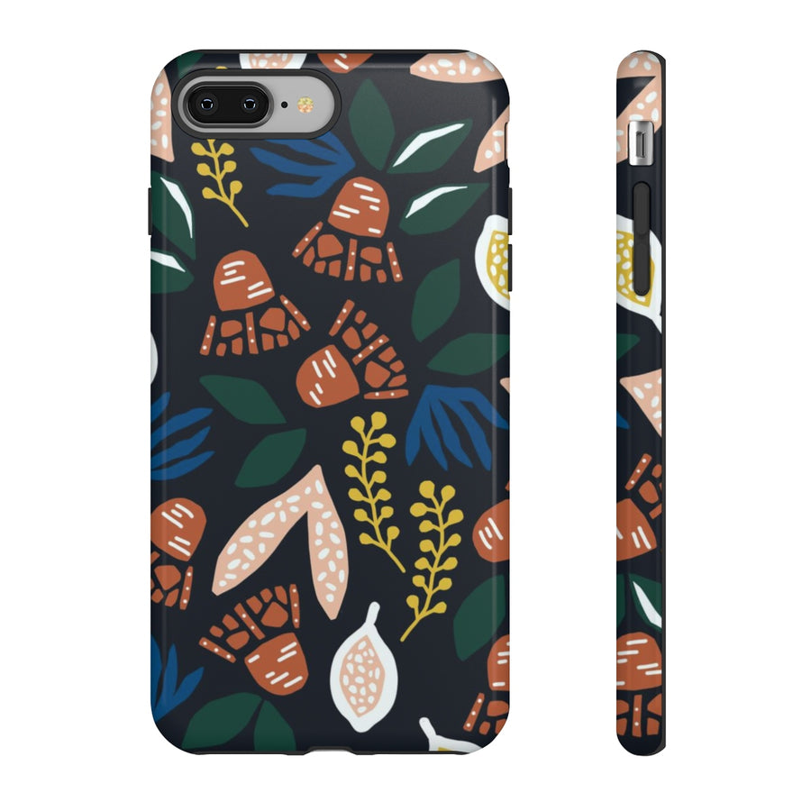 Seeded Forest Florals on Black TOUGH Case